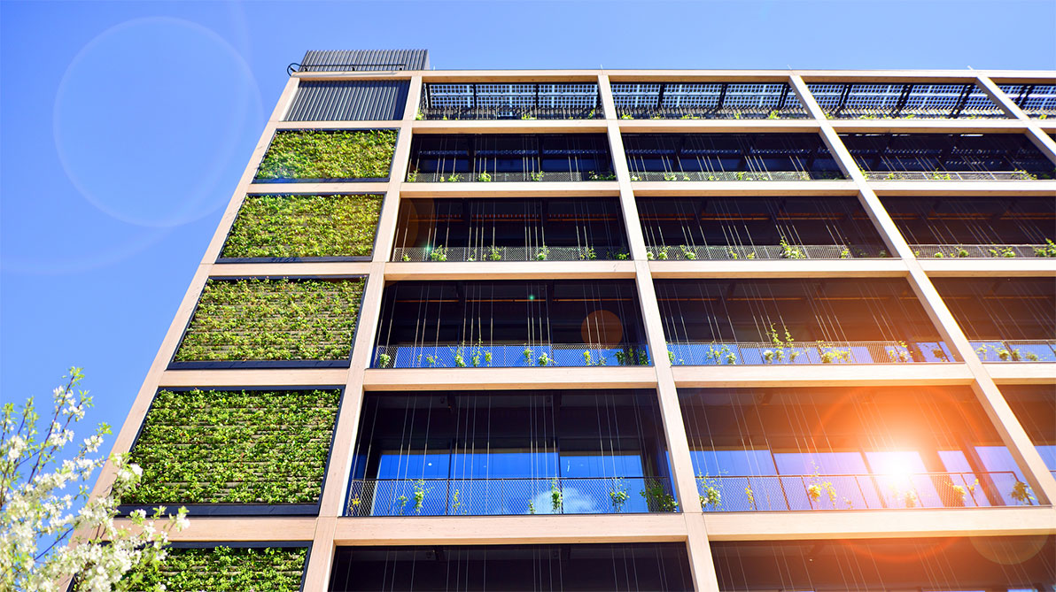 Green Building Scenery