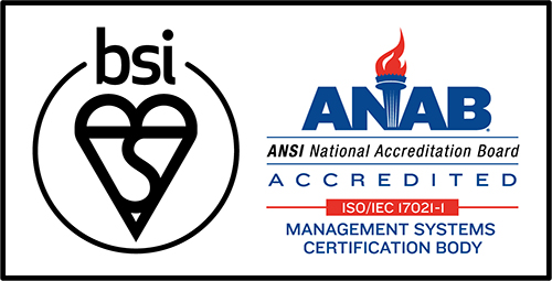 bsi、ANAB ISO/IEC 17021-1 ログマーク
